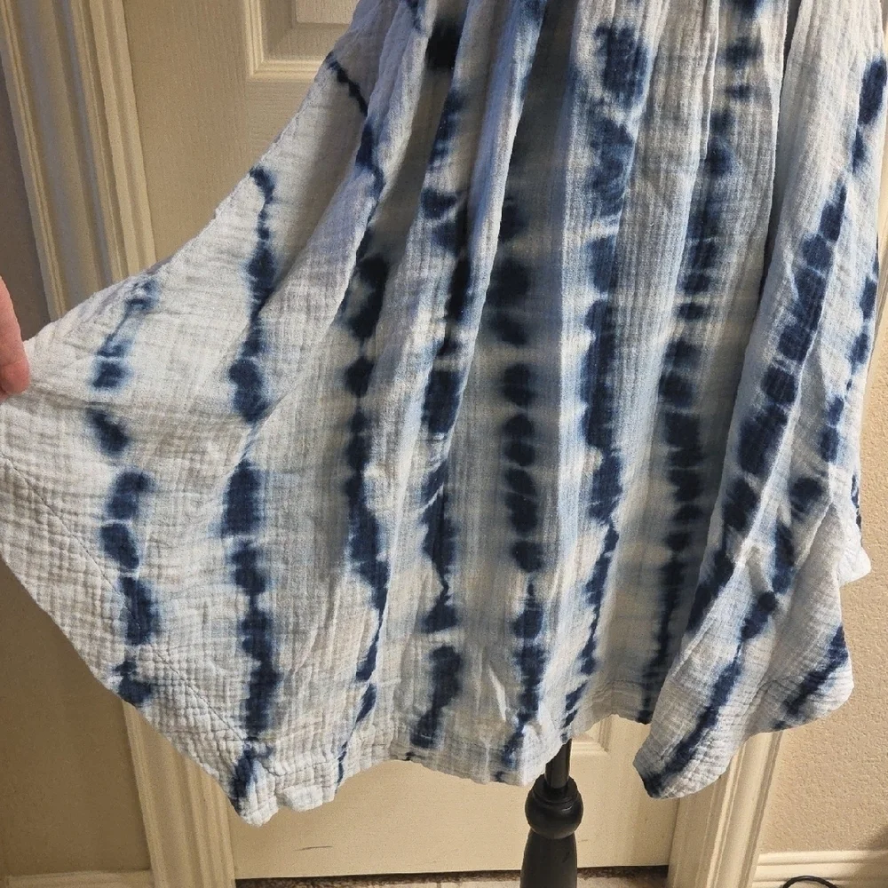 GAP Blue Tie-Dye Dress